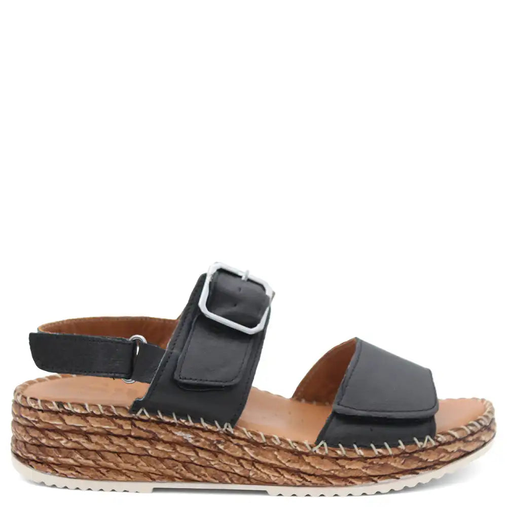 MANITU WOMENS WEDGE SANDAL