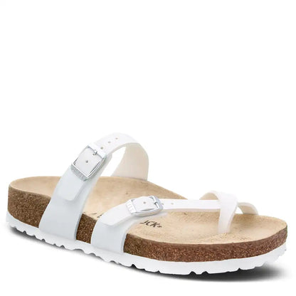 MAYARI WHITE REGULAR FIT WOMENS THONGS