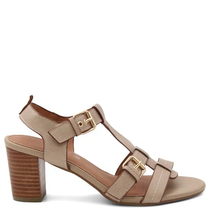 NICKEL WOMENS HEEL SANDAL