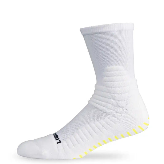 LIGHTFEET NETBALL HALF CREW SOCKS