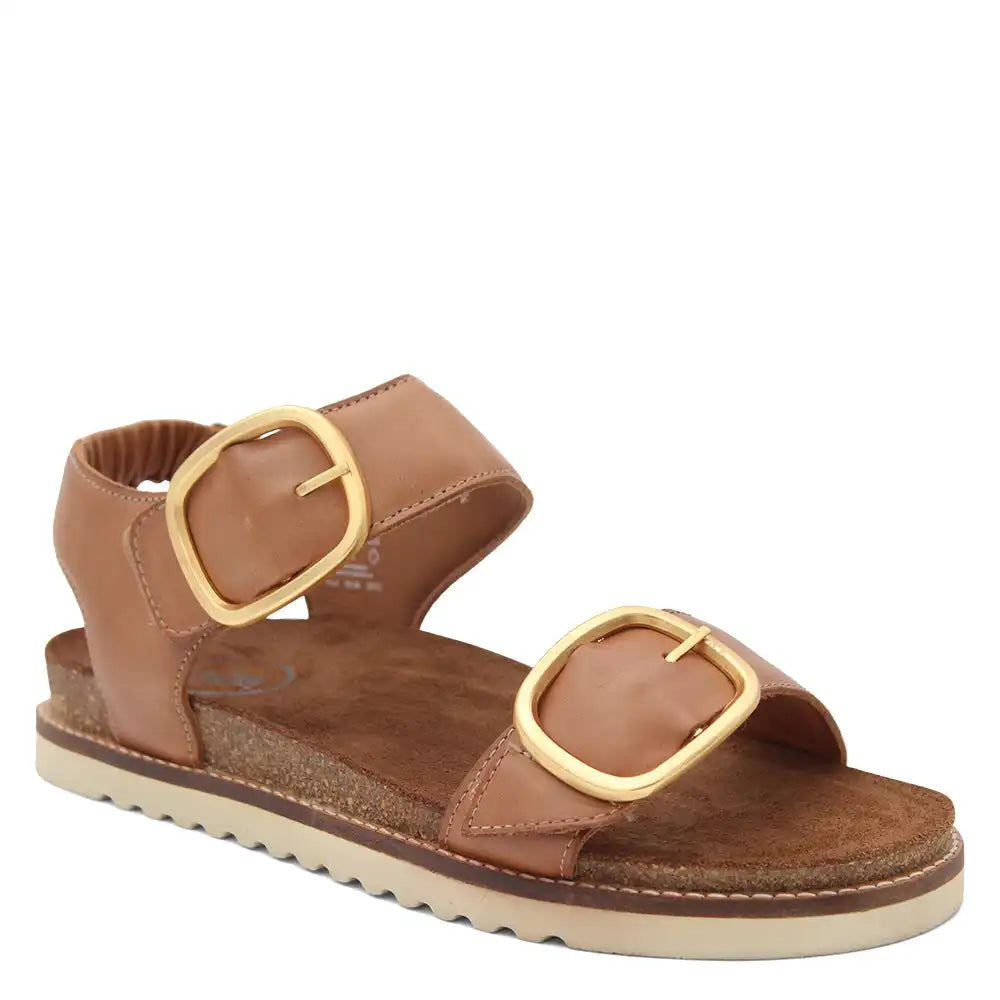 ON THE DOUBLE WOMENS FLAT SANDAL