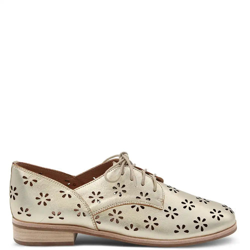 QARLOS WOMENS FLAT LACE COURT