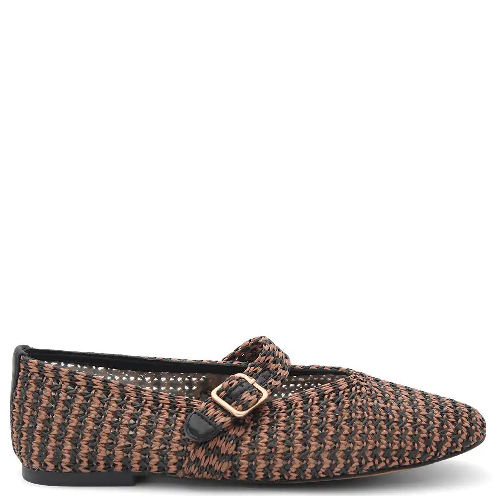 SANTALUM WOMENS MARY JANE FLAT