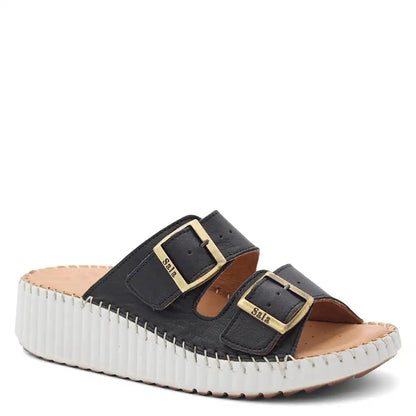 SOLENA WOMENS WEDGE SLIDE