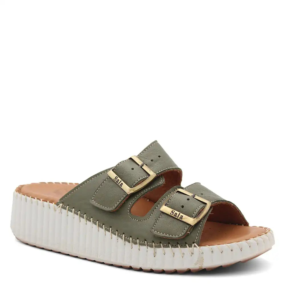 SOLENA WOMENS WEDGE SLIDE