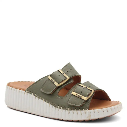 SOLENA WOMENS WEDGE SLIDE