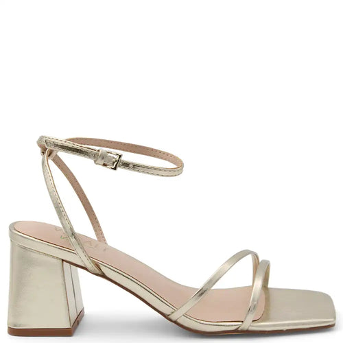 STEVIE WOMENS BLOCK HEEL SANDAL