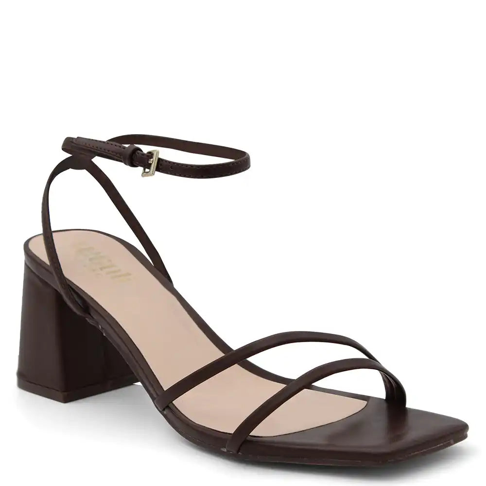 STEVIE WOMENS BLOCK HEEL SANDAL