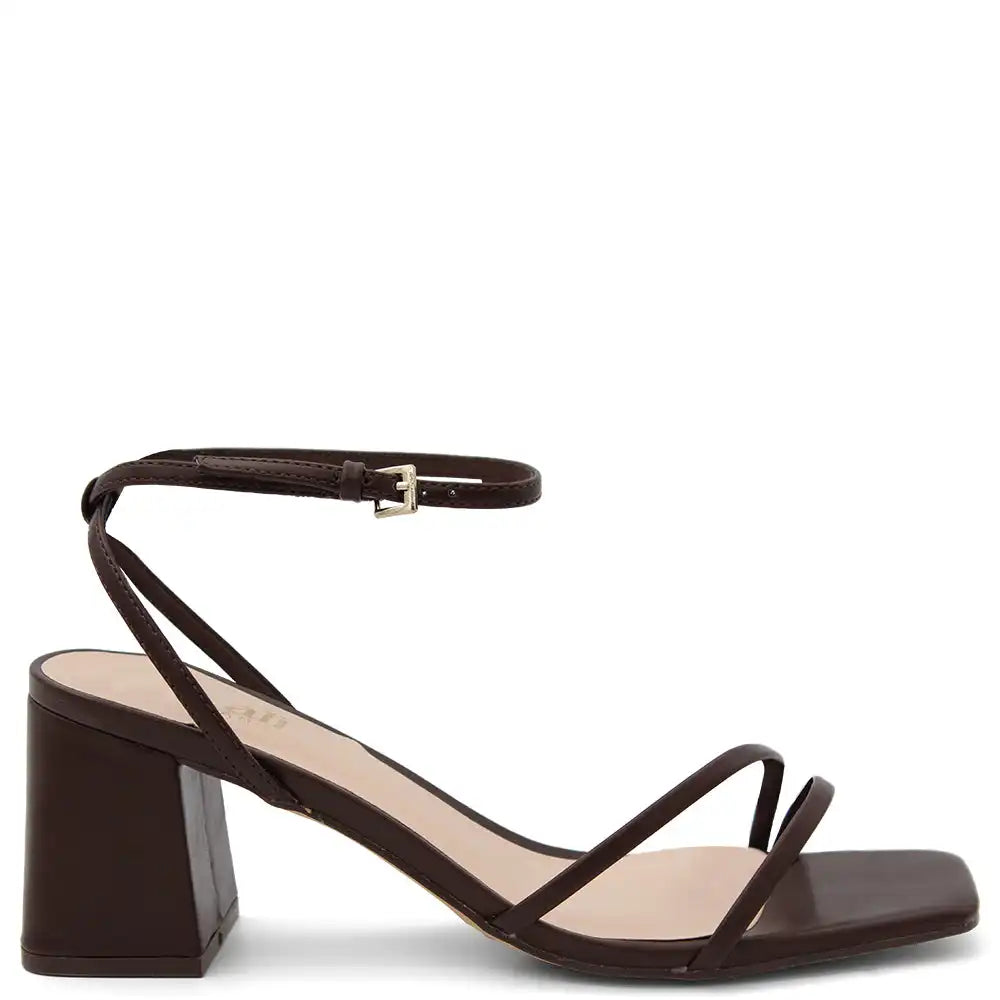 STEVIE WOMENS BLOCK HEEL SANDAL