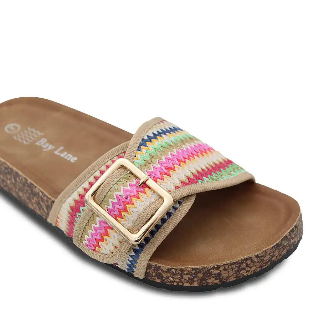SUNDAY WOMENS FLAT SLIDE