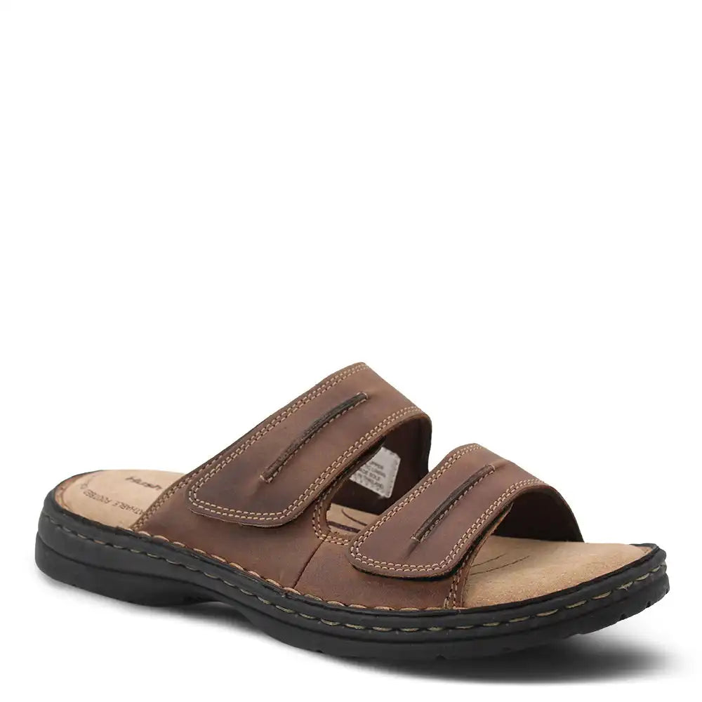 SLIDER MENS LEATHER SCUFF