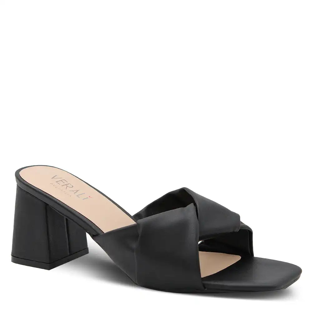 STELLA BLOCK HEEL SLIDE