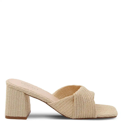 STELLA BLOCK HEEL SLIDE