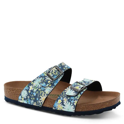 SYDNEY VEGAN BLUE MULTI WOMENS SLIDE