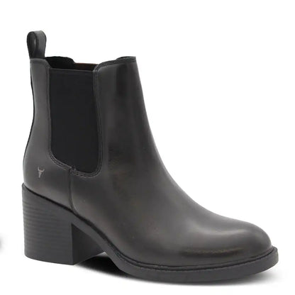 VERSION BLACK WOMENS HEEL BOOT