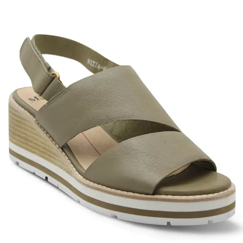 NIZZA WOMENS WEDGE SANDAL