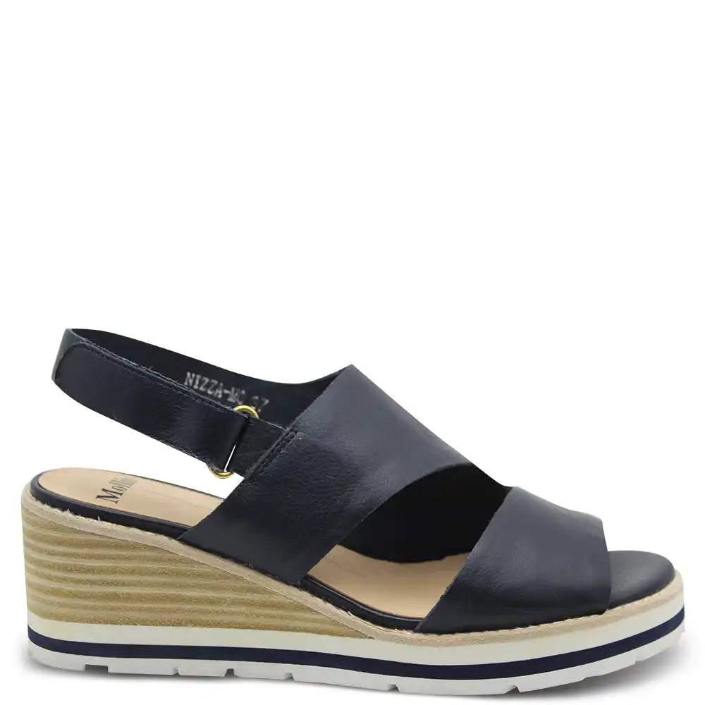 NIZZA WOMENS WEDGE SANDAL