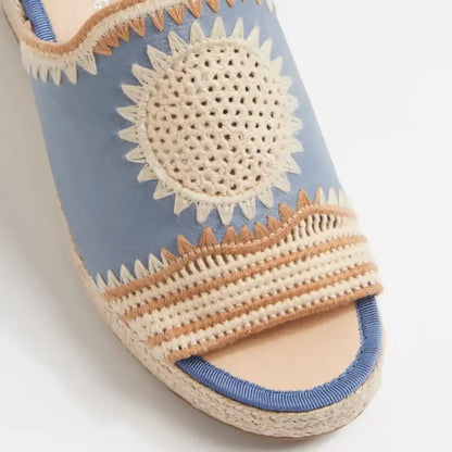 POPPSY WOMENS WEDGE SLIDE