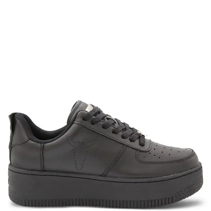 RACERR BLACK WOMENS SNEAKERS