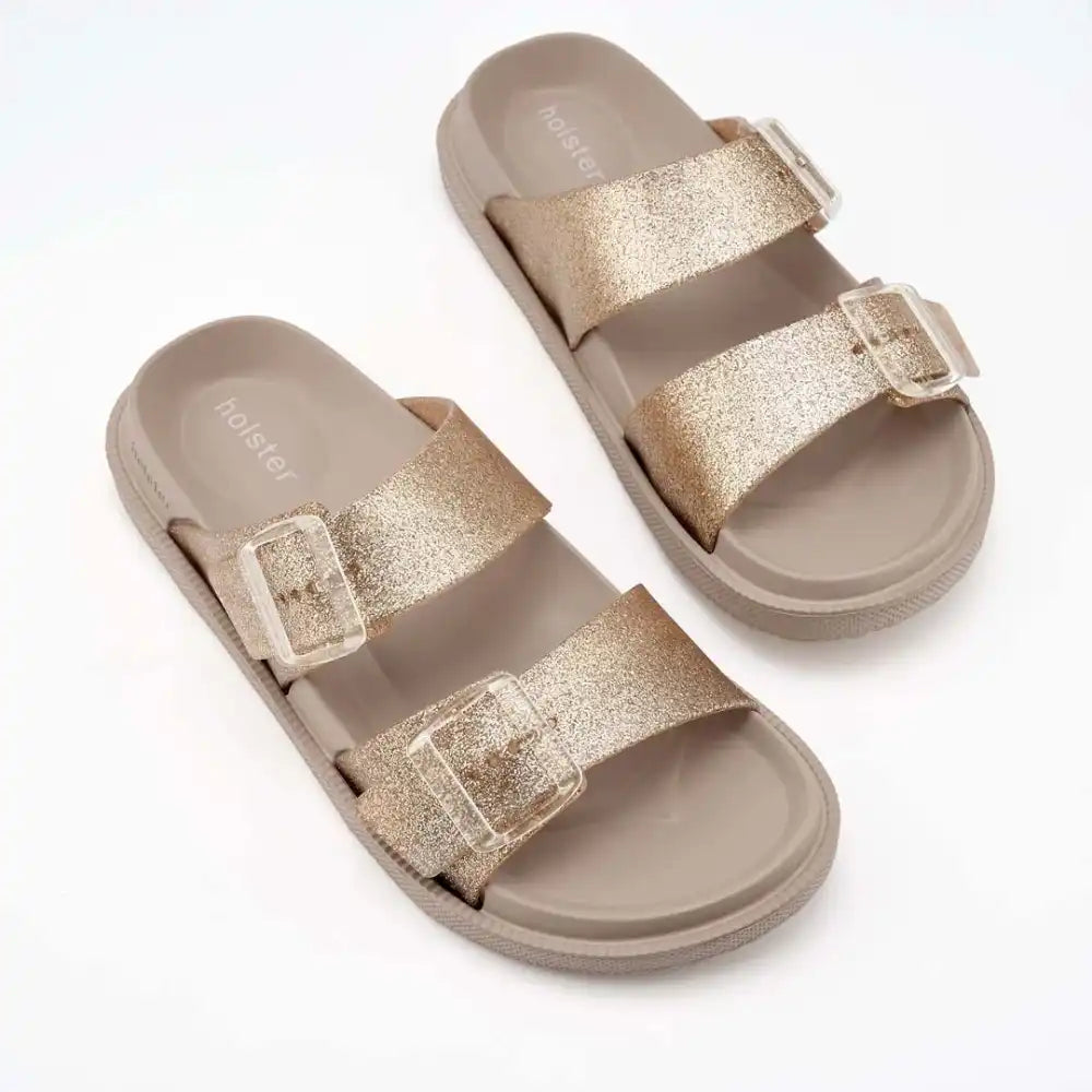SOLESHIMMER WOMENS SLIDES